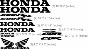 Honda CBR 600 14pc Graphics Kit