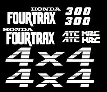 Load image into Gallery viewer, Set of (10) 1991 Honda Fourtrax Decals Gas Tank Fenders 300
