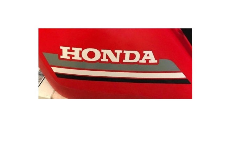 1985 85' honda ATC 250ES Big Red ATC 2pc Gas Tank Decals Stickers 250 es