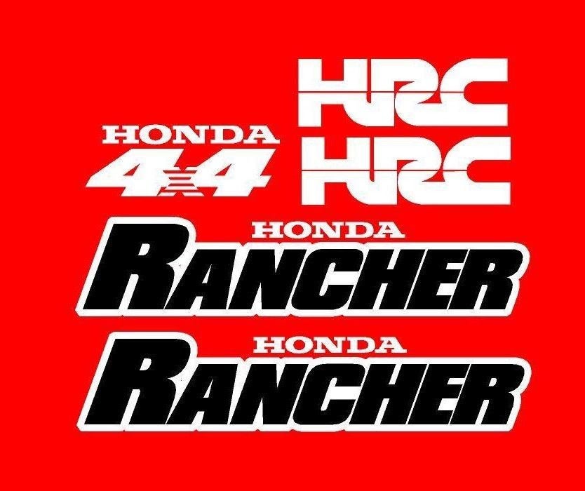 Honda Rancher S ES Stickers Decal Emblem Kit 2000-2006 350 TRX